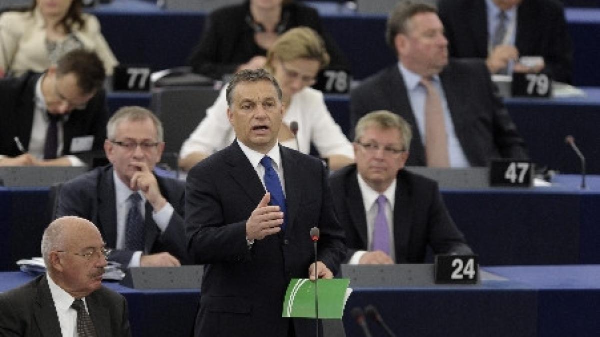 noua constitutie a ungariei criticata de catre parlamentul european