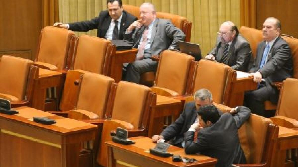 lipsa de productivitate numai doua dintre initiativele deputatilor au devenit legi in 2011