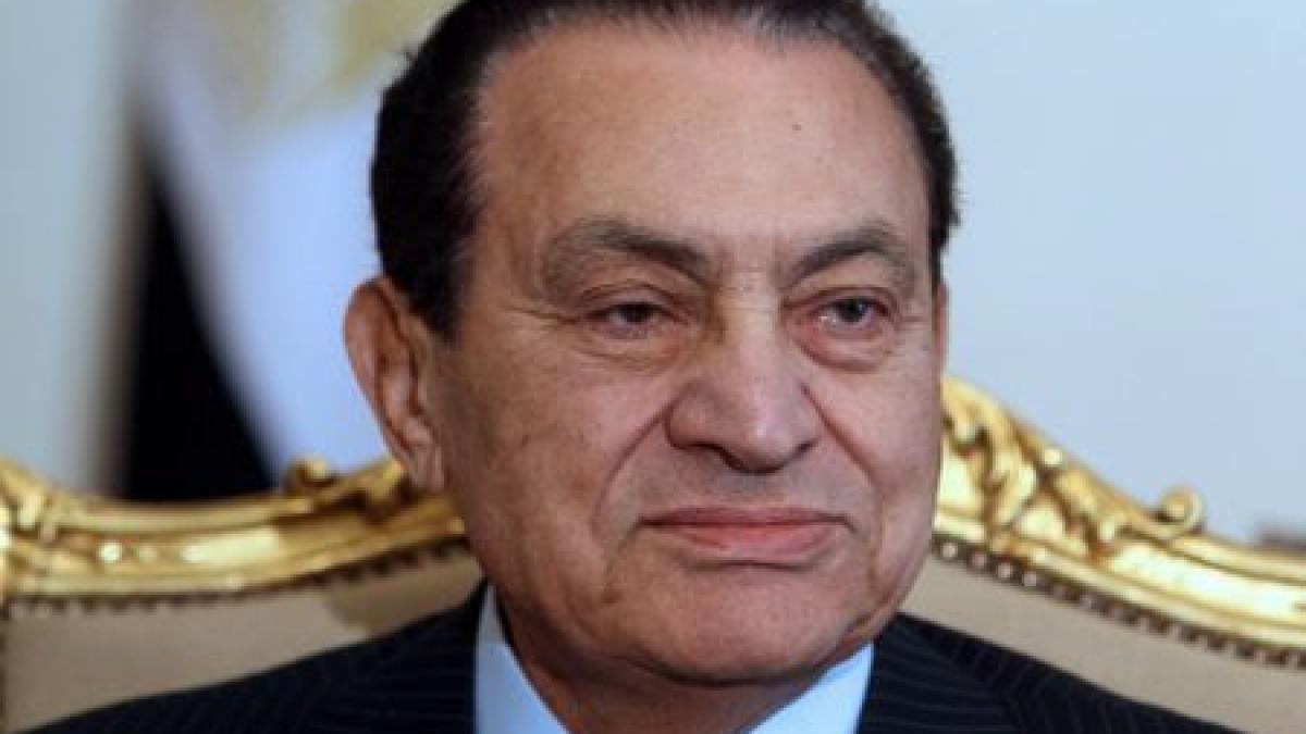 hosni mubarak se afla in coma la o clinica din egipt