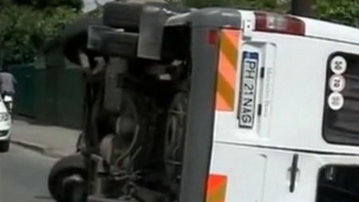 noua raniti printre care doi copii in urma unui accident petrecut in ploiesti