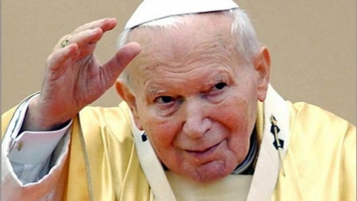 un bust al papei ioan paul al ii lea va fi dezvelit la bucuresti luni seara