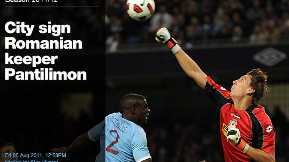 manchester city a anuntat oficial transferul lui costel pantilimon