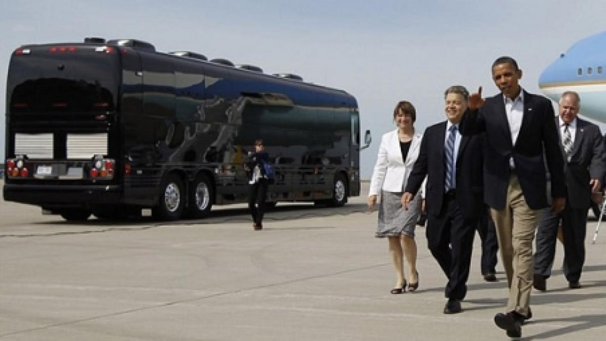obama la bordul unei bestii de peste un milion de dolari in campania pentru prezidentiale