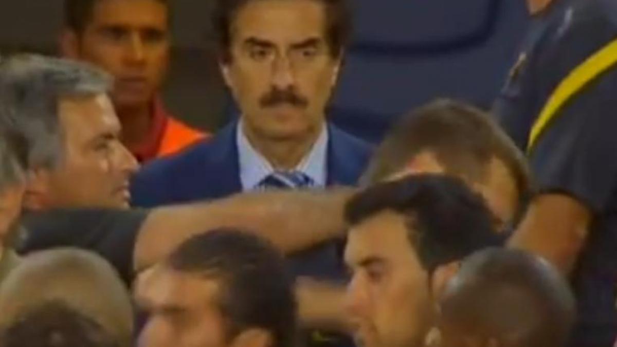mourinho si a varsat nervii pe secundul barcelonei vezi ce i a facut