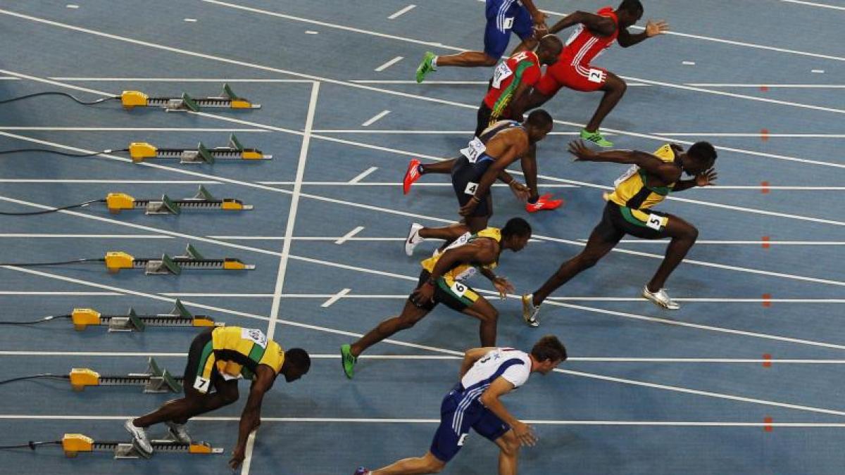 surpriza uriasa la cm de atletism usain bolt a gresit startul la 100 de metri si a fost descalificat