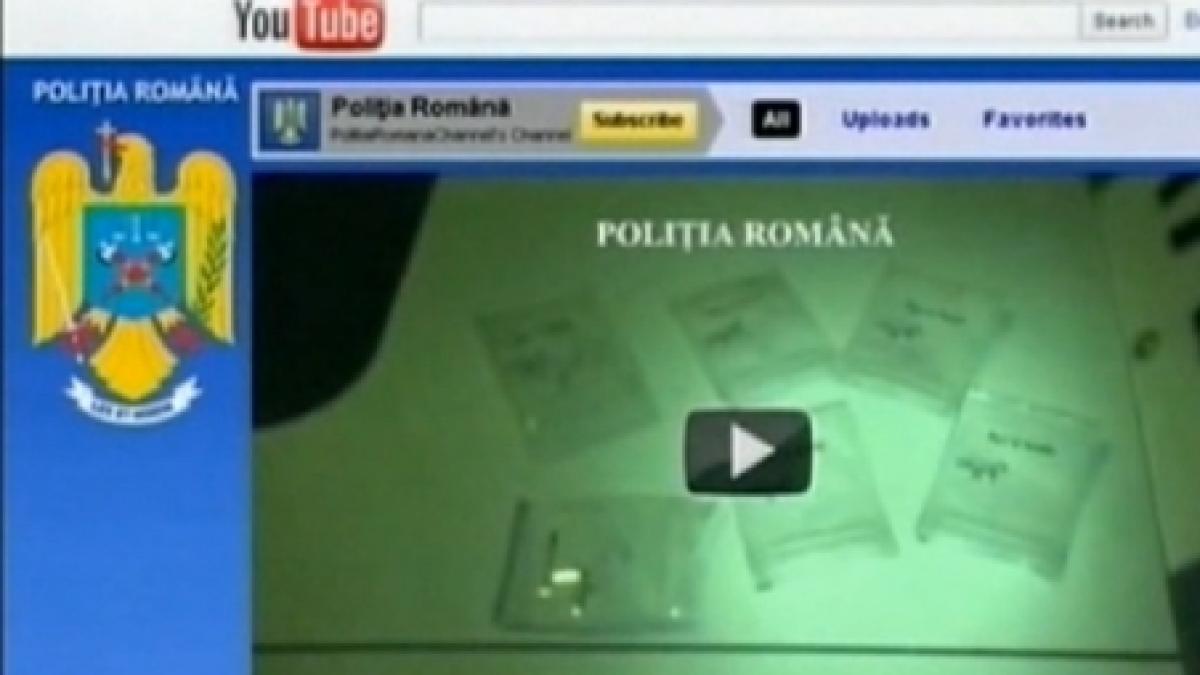politia romana si a facut cont pe youtube