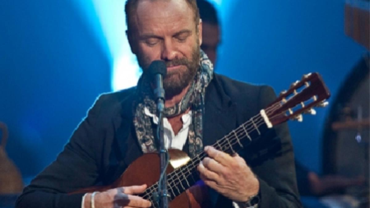 sting va sustine un concert de caritate cu ocazia implinirii varstei de 60 de ani