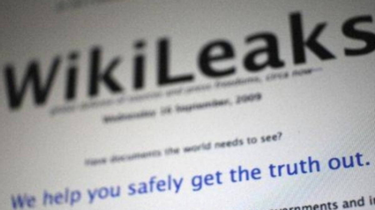wikileaks a publicat un fisier parolat misterios