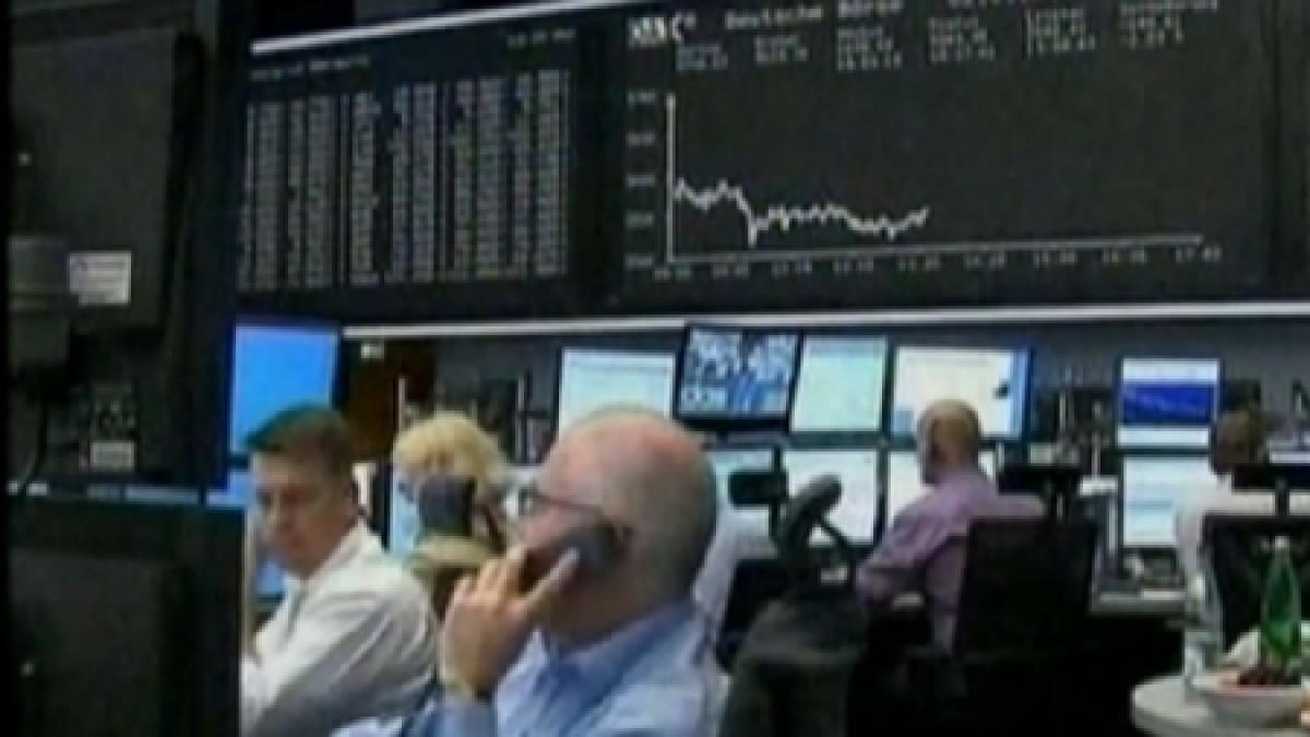 bursele europene au inregistrat din nou scaderi majore