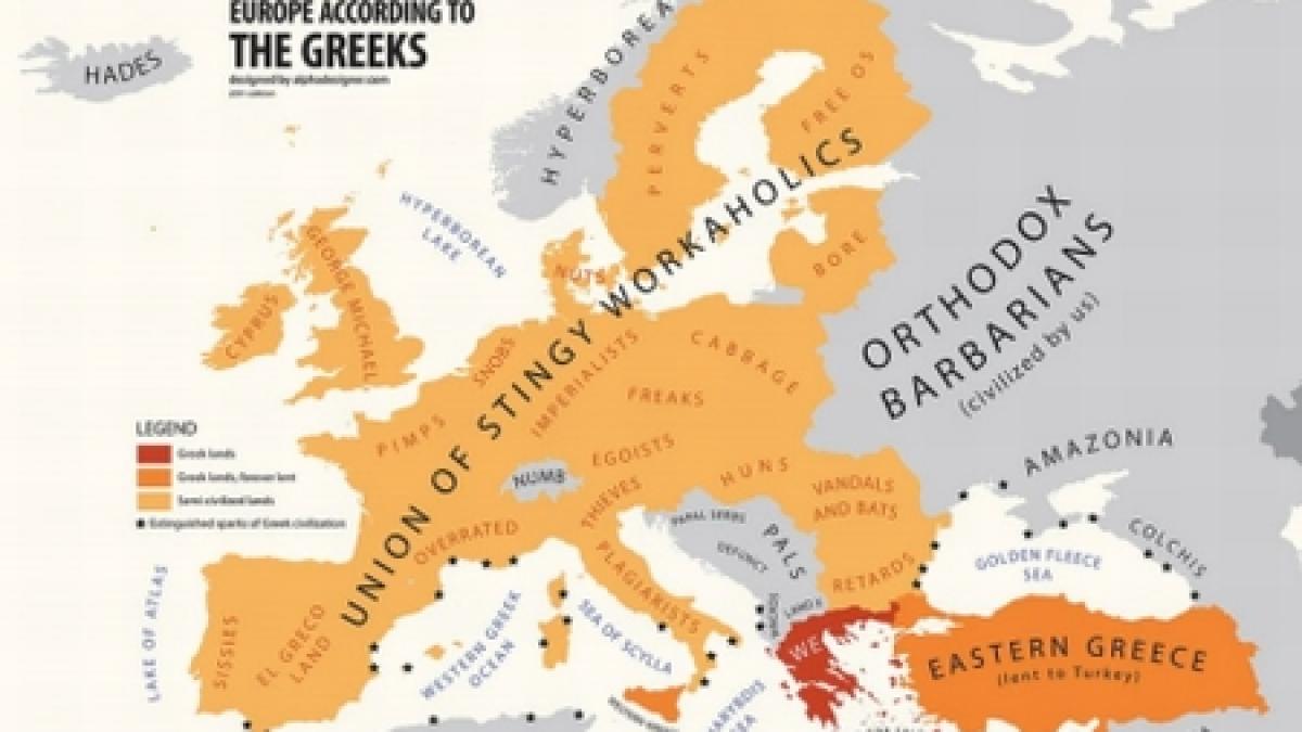 harta stereotipurilor romania tara vandalilor si a tiganilor suedezii un popor de perversi bulgarii