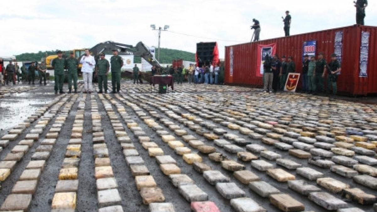 columbia peste o tona de cocaina care valora 30 de milioane de dolari confiscata pe mare