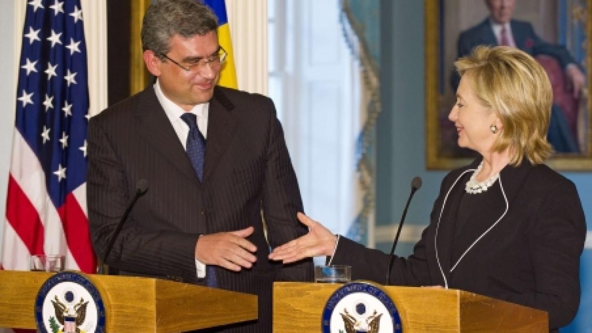 ministrul baconschi catre secretarul de stat american draga hillary