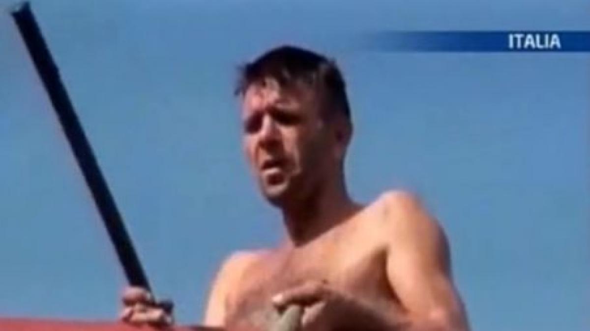 un infractor roman din italia a provocat un adevarat scandal cand a fost arestat