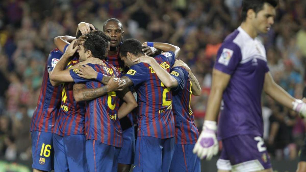 la liga barcelona reuseste scorul campionatului 8 0 cu osasuna