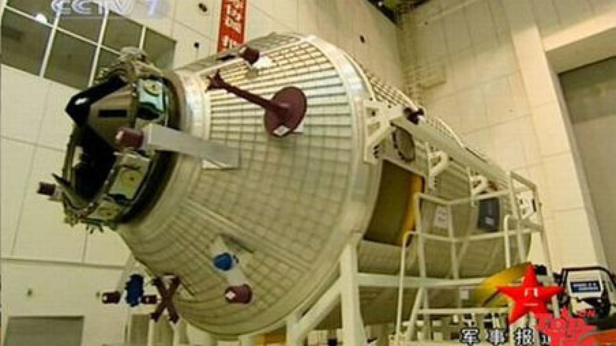 china lanseaza primul modul din viitoarea ei statie spatiala la sfarsitul lunii