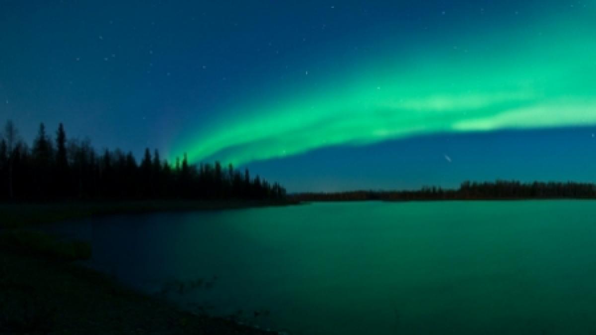 imagini spectaculoase aurora australa surprinsa de la bordul statiei spatiale internationale