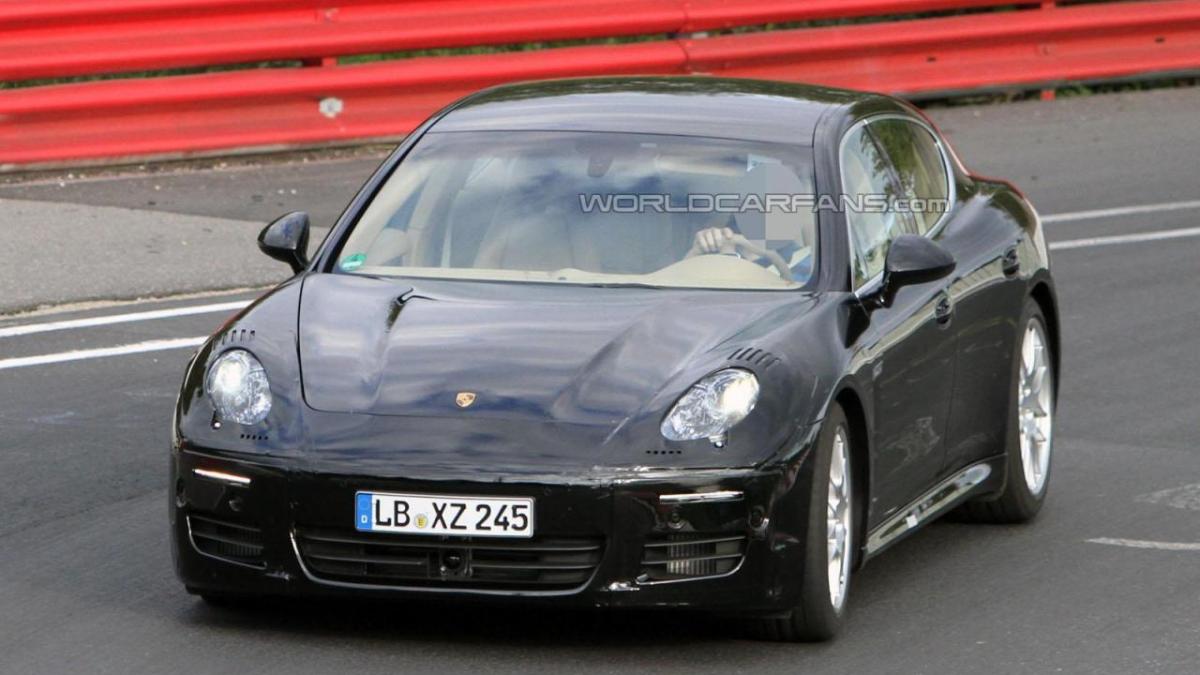 porsche panamera facelift in primele imagini spion