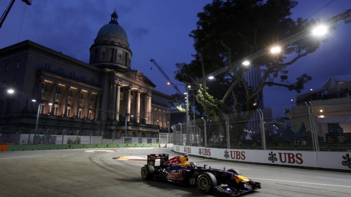 sebastian vettel va pleca din pole position in singapore