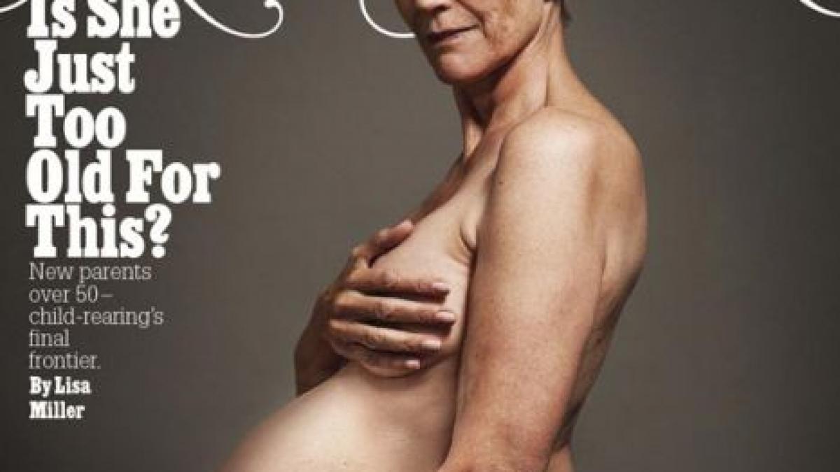 femeia care a uimit lumea prin aparitia sa este prea batrana pentru aceasta fotografie