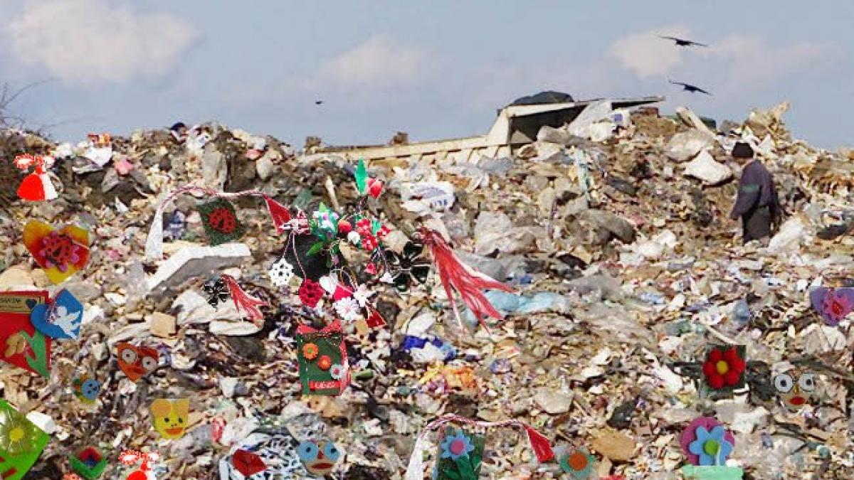 un nou nascut decedat a fost gasit pe platforma gropii de gunoi de la calarasi