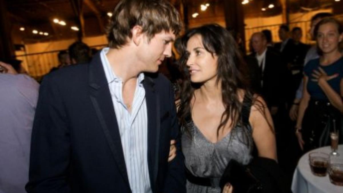 demi moore si ashton kutcher sfideaza presa de scandal au aparut impreuna in public purtand