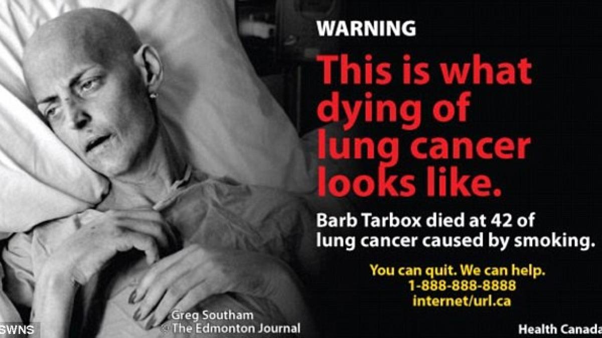 oameni pe patul de moarte pe pachetele de tigari cea mai socanta campanie anti fumat de pana acum