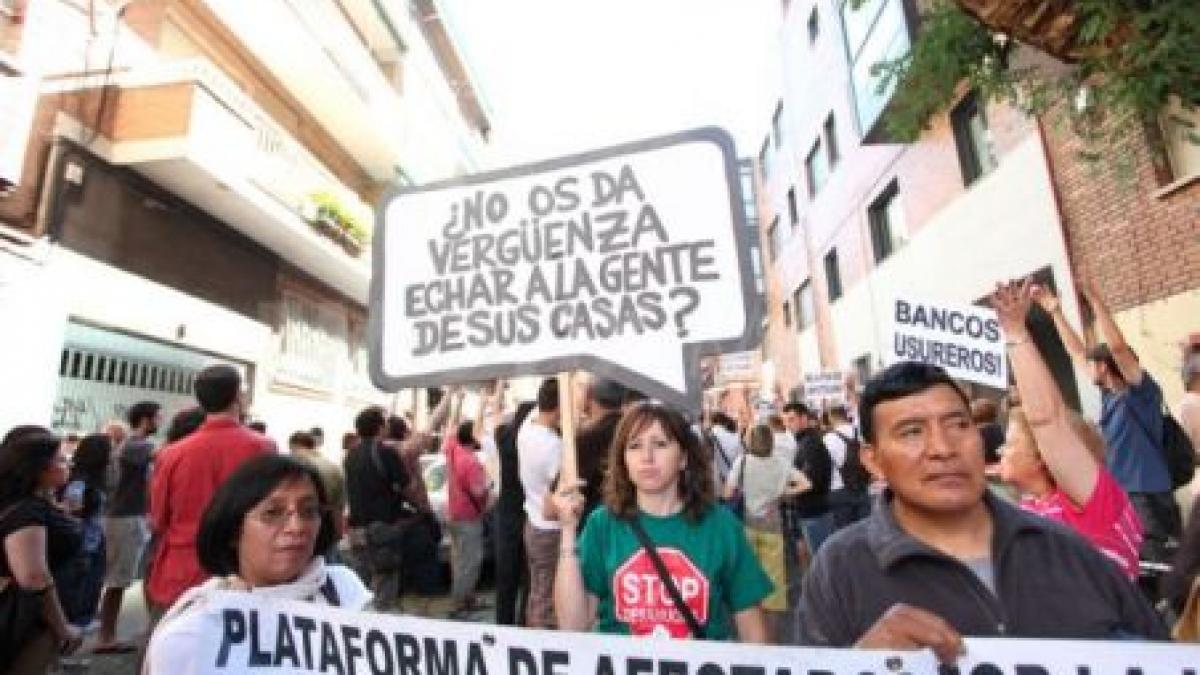 drame zilnice in spania 200 de familii isi pierd casele zilnic pentru ca nu si mai pot plati ratele
