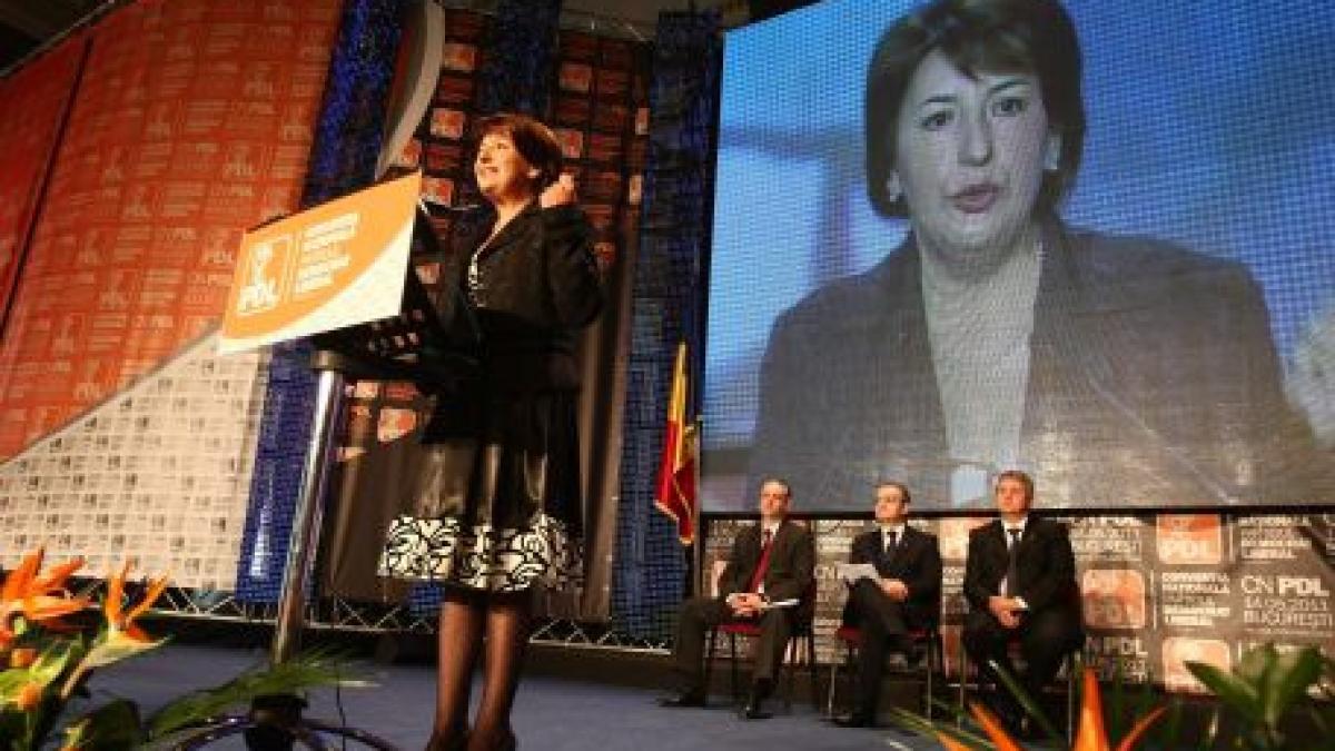 sulfina barbu reconfirmata in functia de presedinte al organizatiei de femei din pdl