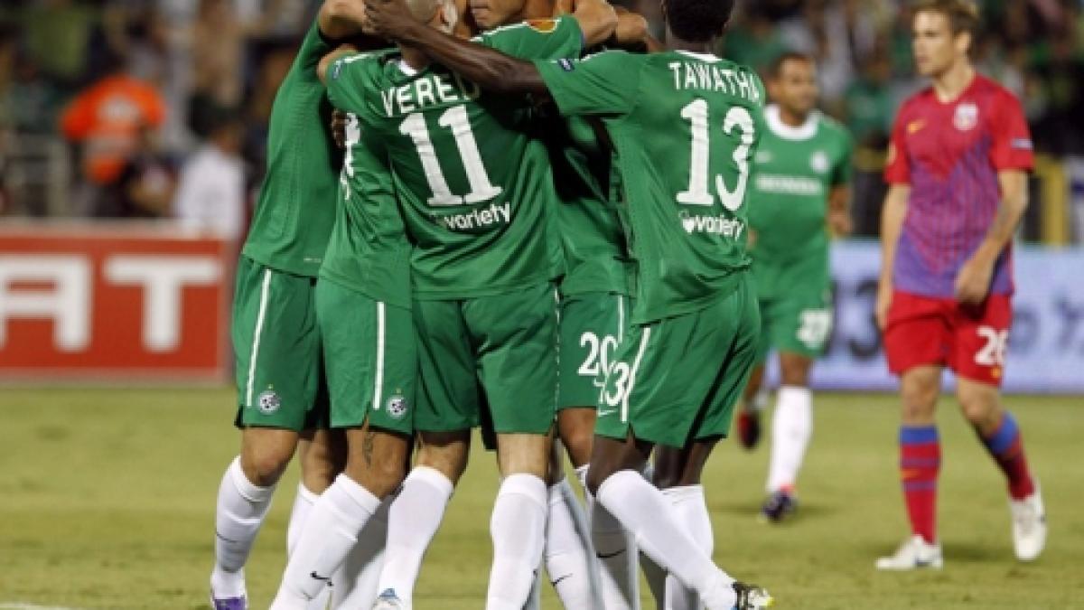 steaua umilita in israel 0 5 cu maccabi haifa in europa league