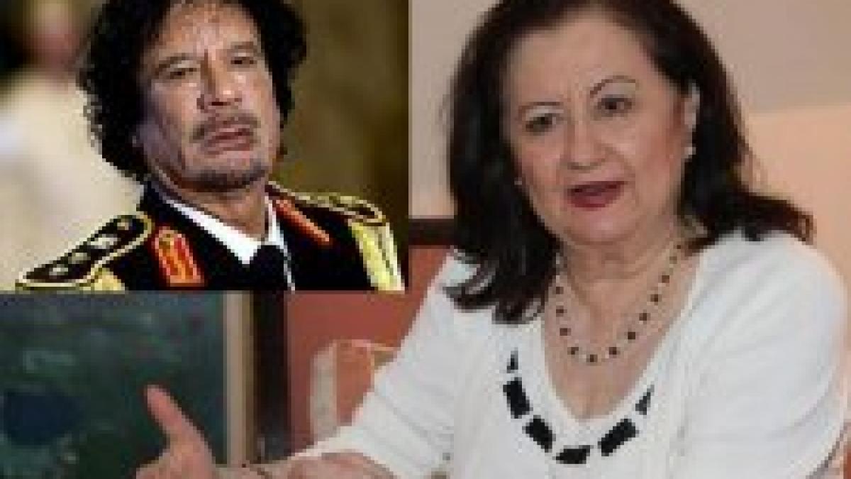 mioara roman i a picat cu tronc lui muammar gaddafi imi facea semne de imi era jena