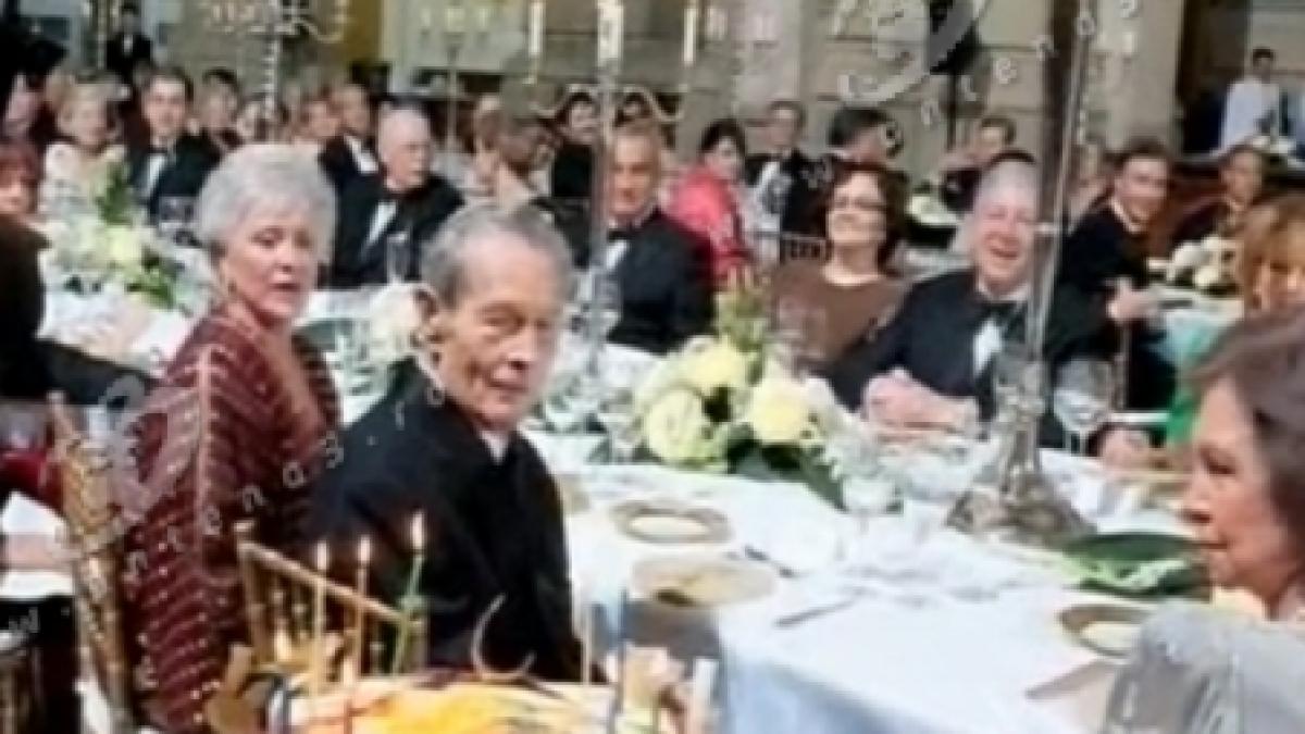 imagini istorice dineul de gala de la palatul cec in onoarea regelui mihai