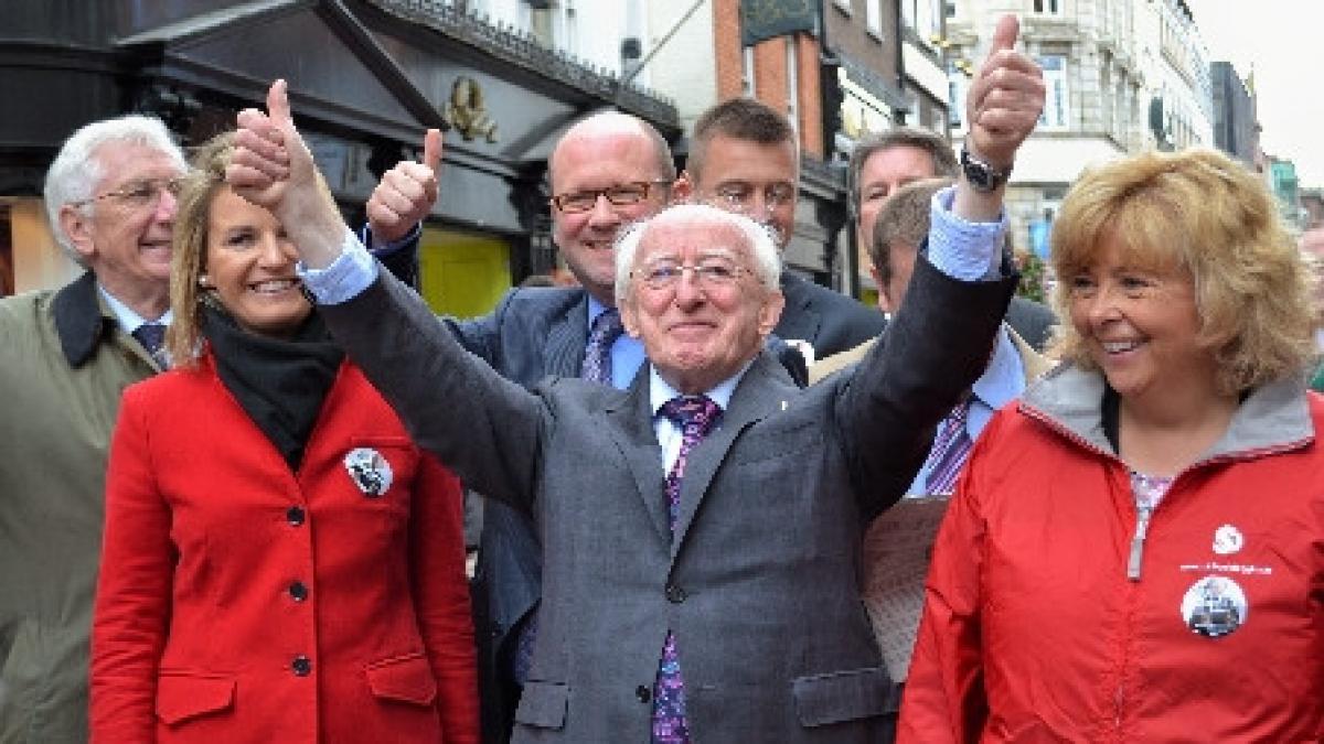 michael higgins in varsta de 70 ani a fost confirmat oficial in functia de presedinte al irlandei