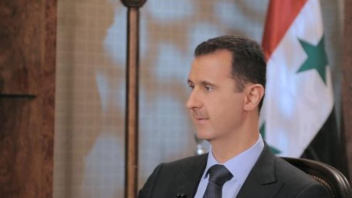 presedintele siriei o interventie occidentala aici va declansa un adevarat cutremur