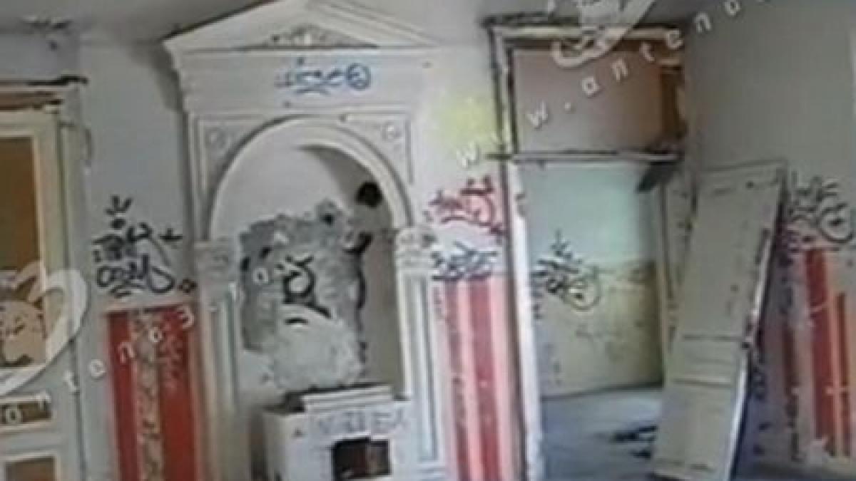 casa memoriala spiru haret din bucuresti a fost vandalizata si serveste drept adapost pentru o