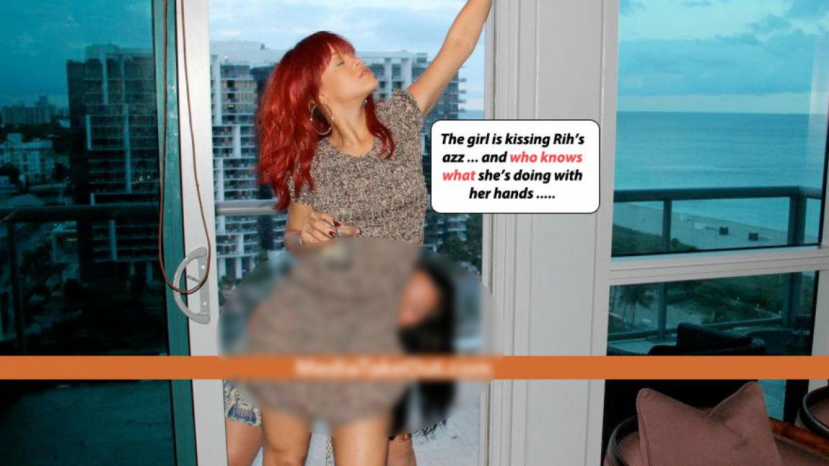 ce i face aceasta femeie rihannei fotografia care va innebuni barbatii