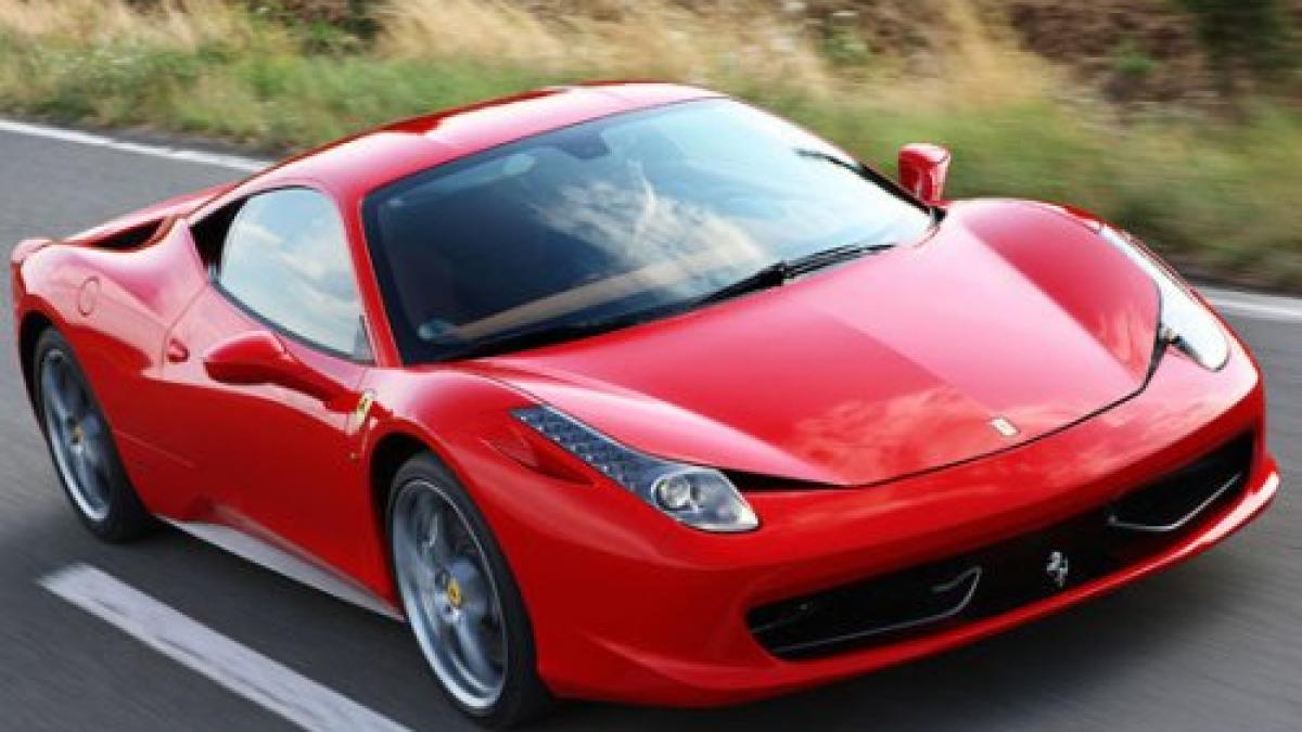 cel mai nou ferrari lansat in romania vezi imagini cu noul 458 spider