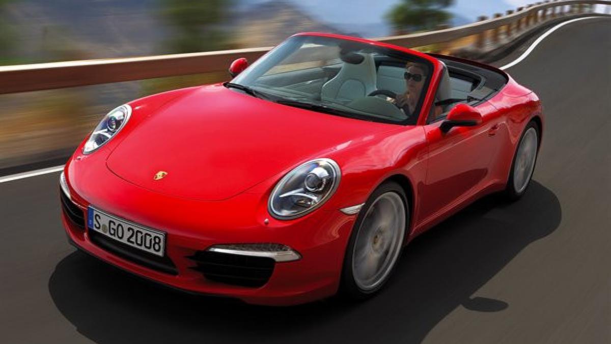 noul porsche 911 cabrio in primele imagini oficiale