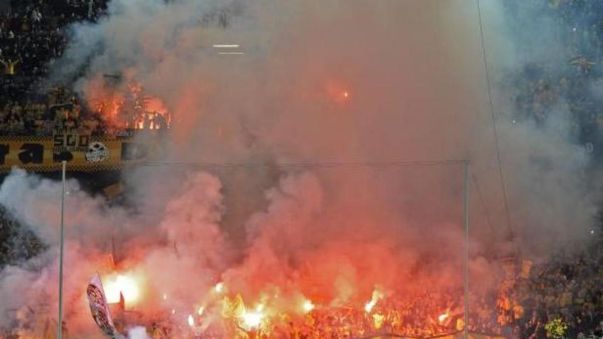 dinamo dresda exclusa din cupa germaniei din cauza incidentelor provocate de suporteri