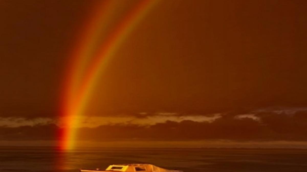 foto spectaculoasa curcubeie gemene surprinse deasupra australiei