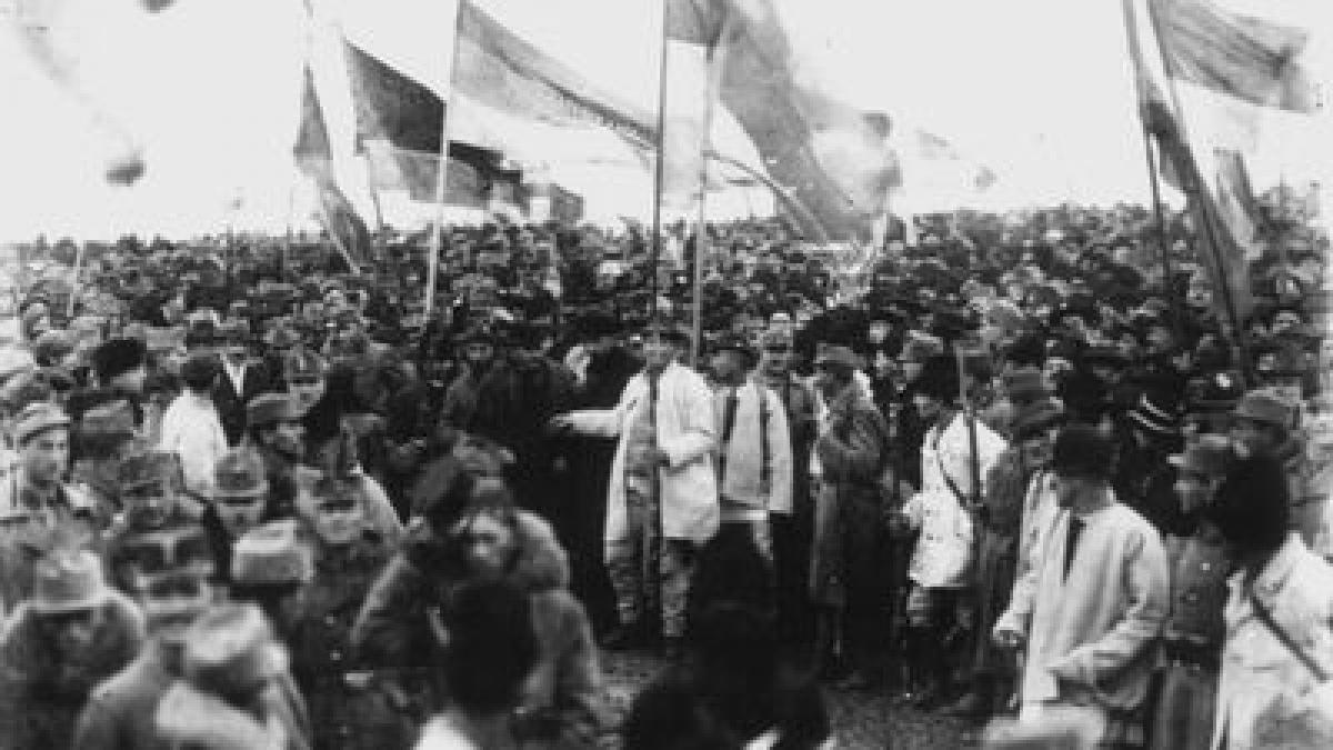 singurele imagini de la marea unire din 1918 facute de fotograful samoila marza