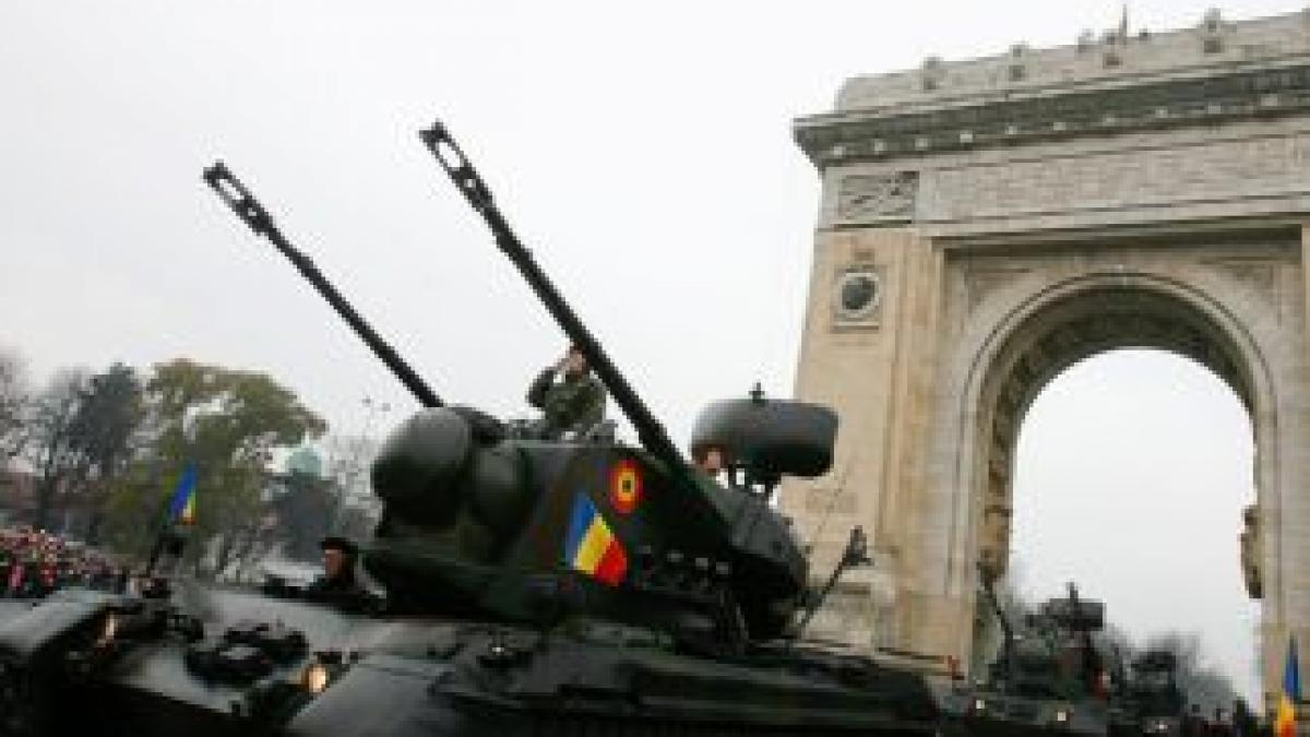 un tanc de la parada militara din capitala s a defectat la plecare in zona podului grant