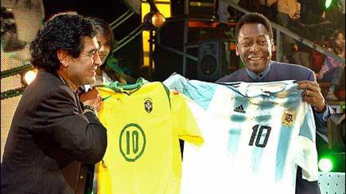 maradona dupa ce a aflat ca pele il considera pe neymar mai bun decat messi a gresit medicamentele