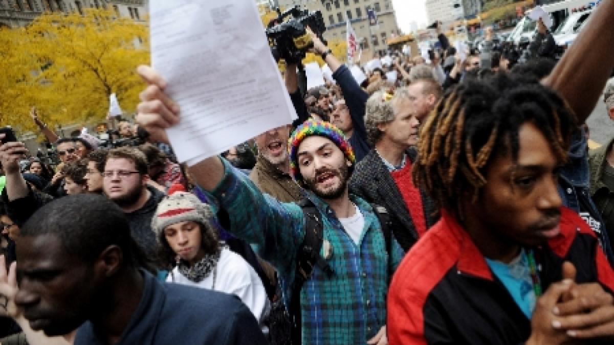 un grup de manifestanti ows incep un mars de 45 de zile de la washington in georgia