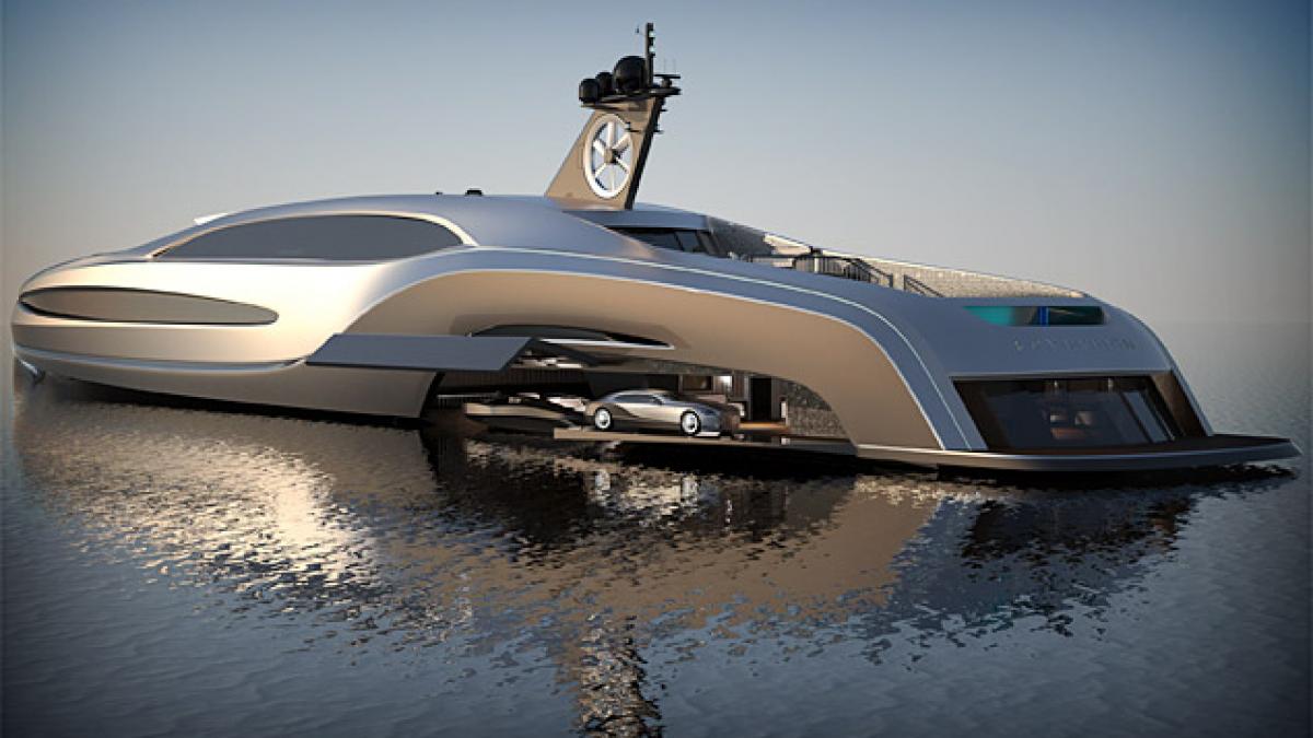 sovereign super iahtul in forma de limuzina