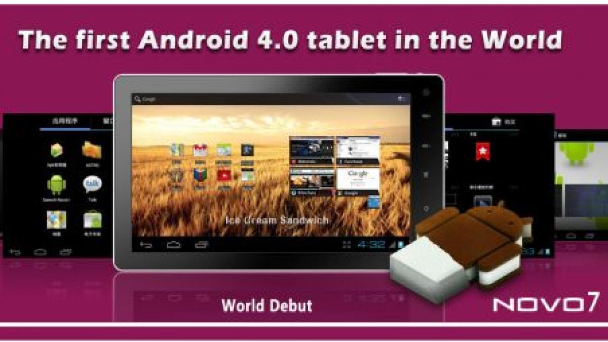 ainovo novo 7 tableta de 100 si prima din lume cu android 4 0