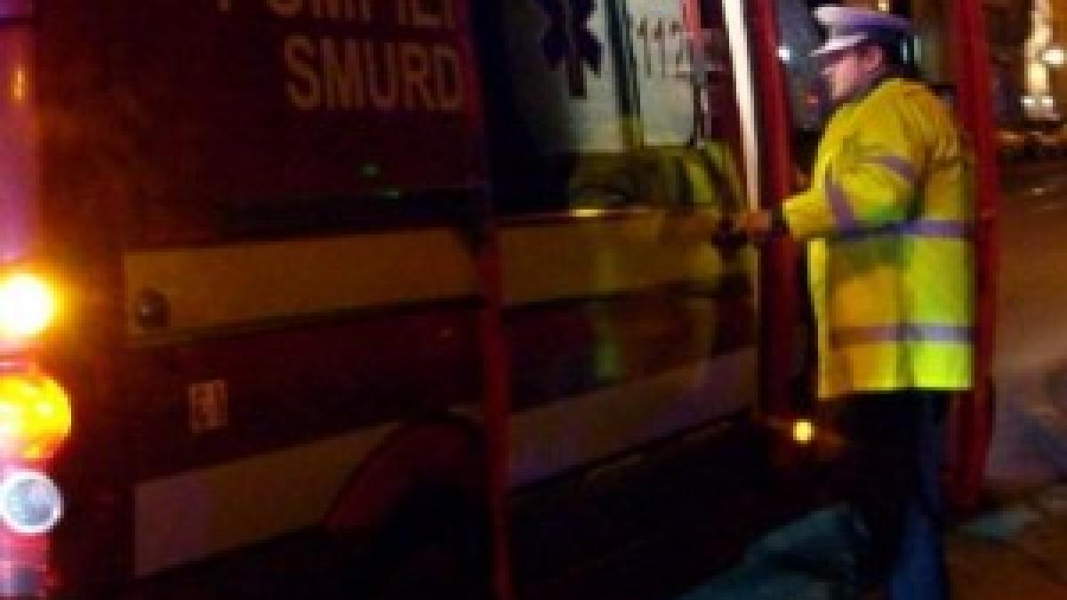 beat turta s a urcat la volan si a facut prapad pe drum a bagat cinci oameni in spital si a avariat