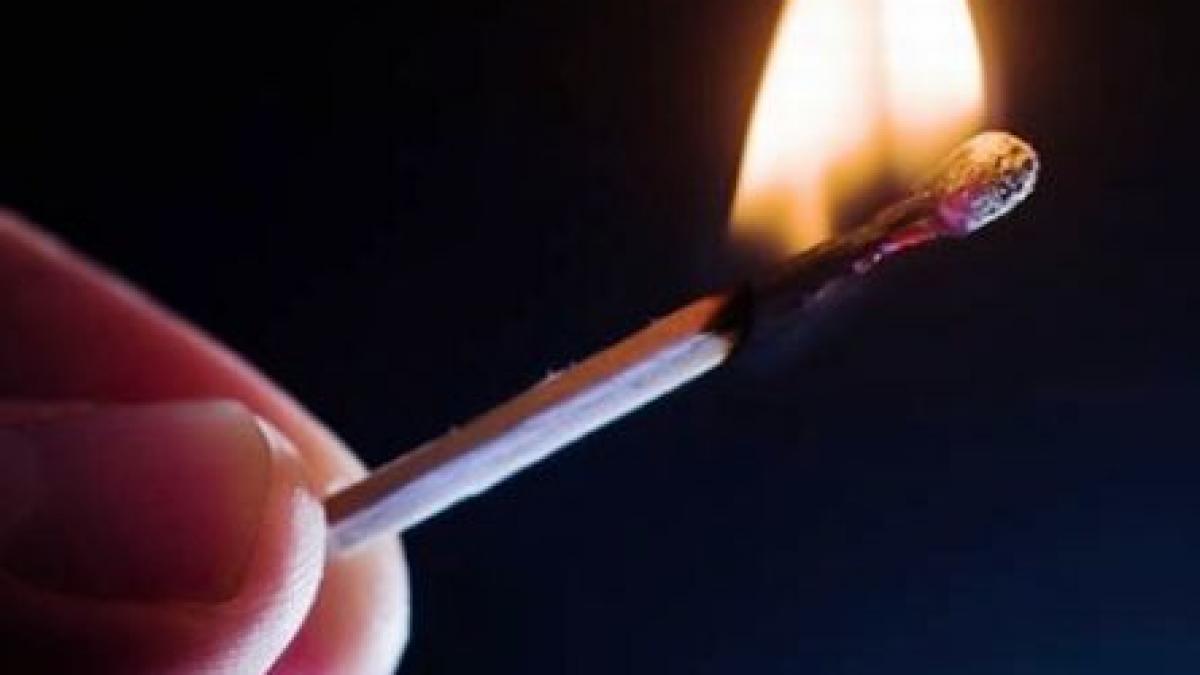 gest de neconceput un barbat din bacau si a incendiat sotia