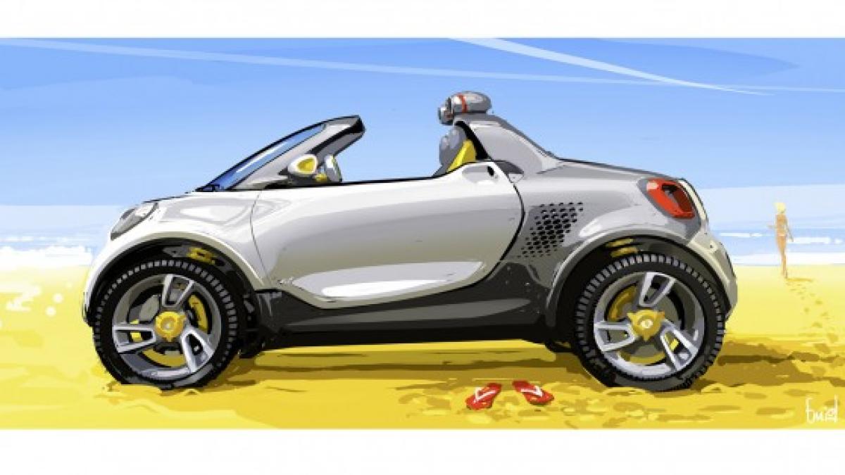 smart for us pickup concept mini camioneta electrica ce va sosi la detroit