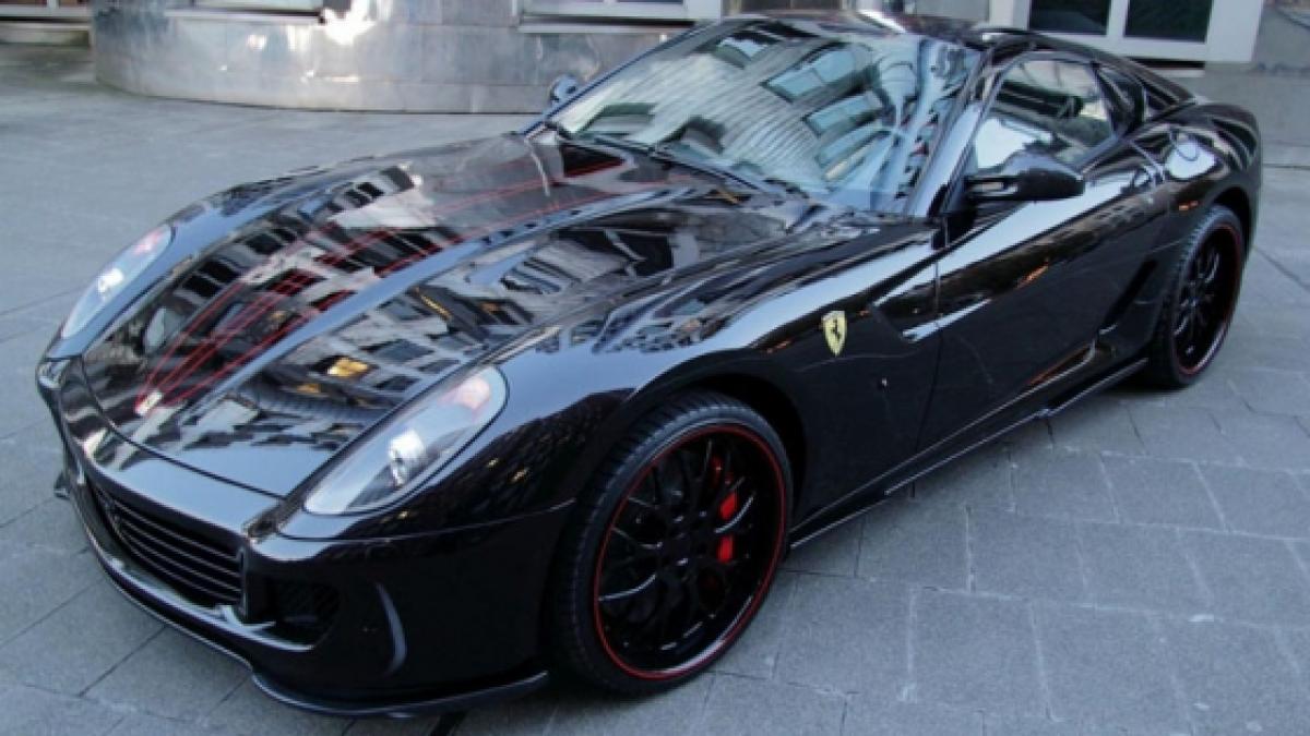 un ferrari 599 gtb fiorano negru de suparare cea mai noua creatie a tunerului anderson