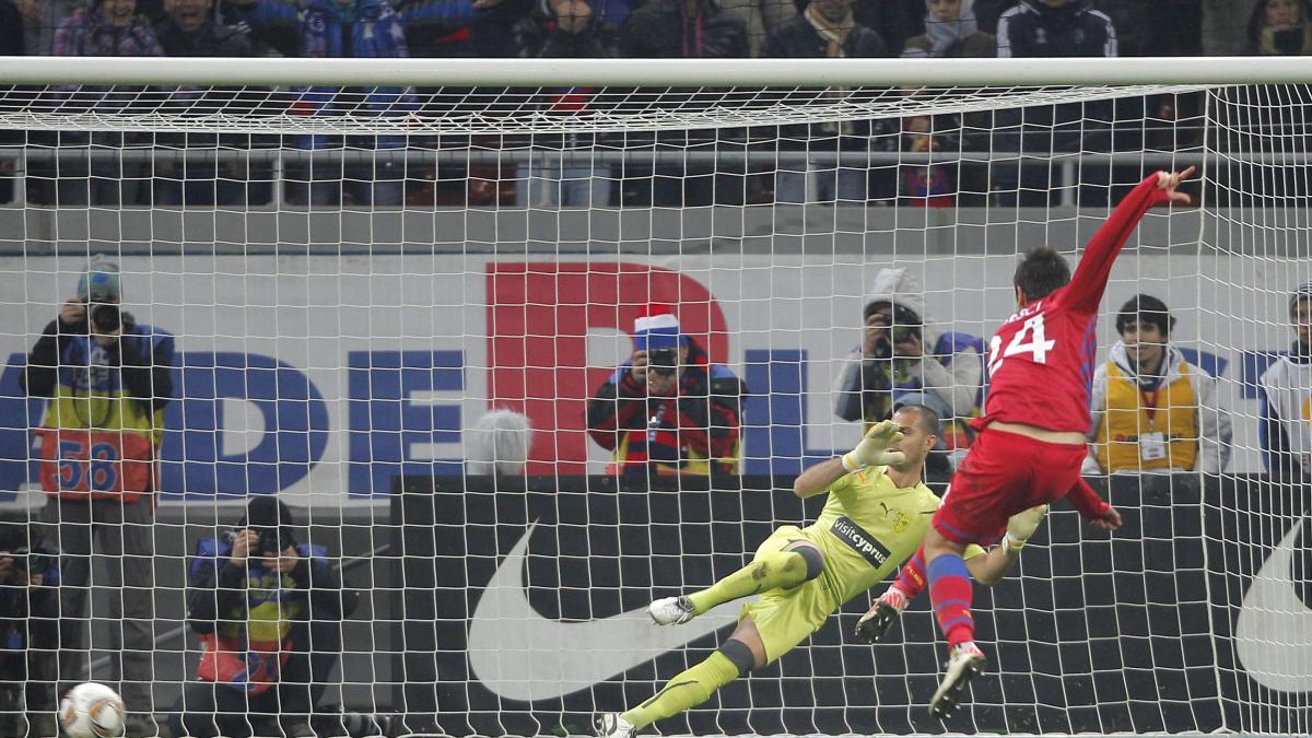 steaua invinge cu 3 1 pe aek larnaca si se califica in primavara europeana